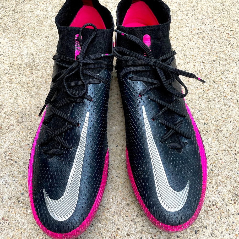 Nike Men's Phantom GT DF Elite FG Black/Pink Blast